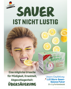 Poster "Sauer ist nicht lustig"