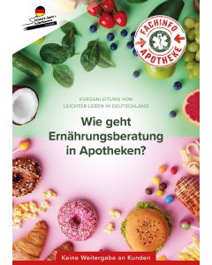 Broschüre "Wie geht Ernährungsberatung in Apotheken?"