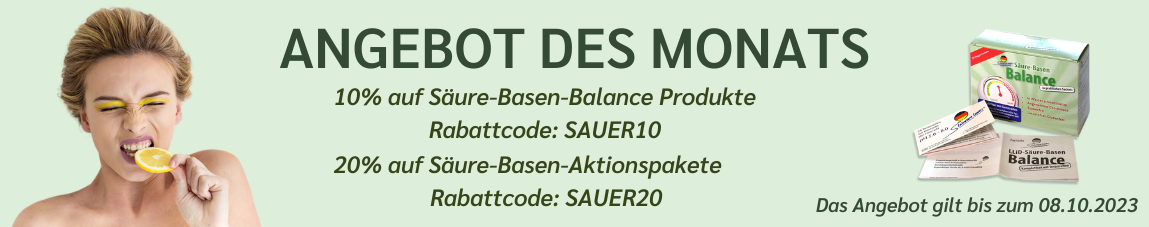 Angebot des Monats